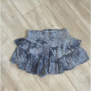 Mustard seed ruffle skirt